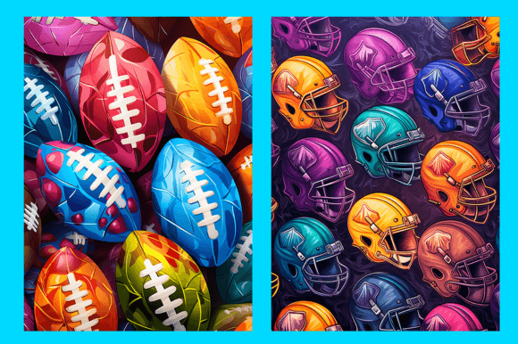 American Football Patterns: A Guide to Digital Designs for Creative Projects