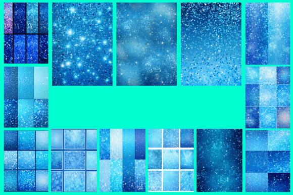 Blue Glitter Patterns: A Strategic Tool for Creative and Practical Use