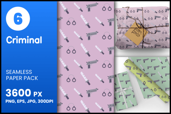 Criminal Seamless Patterns: A Creative Resource for Designers and Enthusiasts