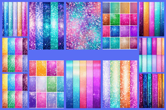 Exploring Holographic Glitter Patterns: A Creative Resource for Craft Enthusiasts