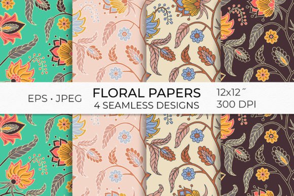 Indian Floral Style Seamless Patterns: A Strategic Tool for Creative and Business Success