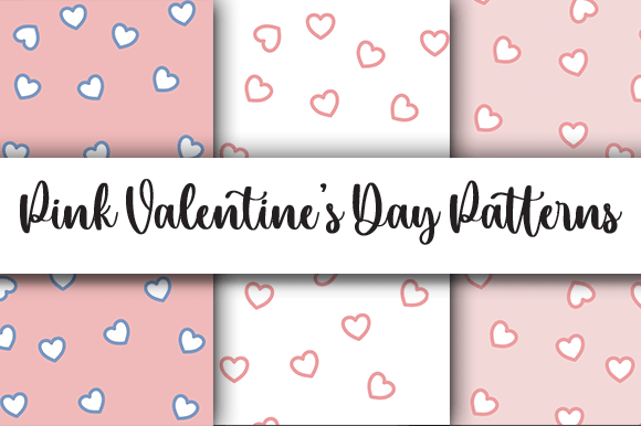 Pink Valentines Day Heart Patterns: A Versatile Design Asset for Creative Projects
