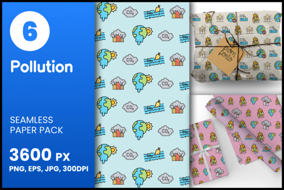 Pollution Seamless Patterns