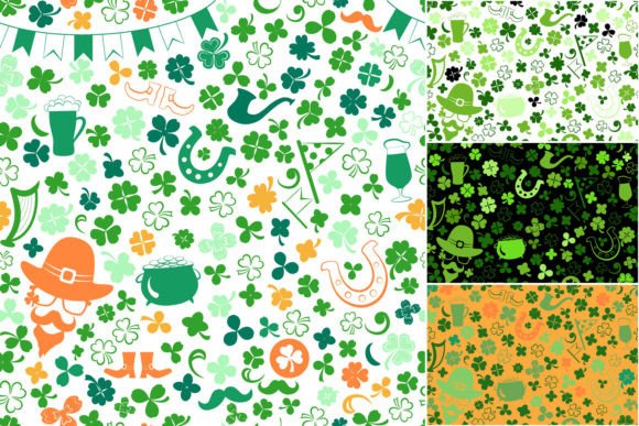 Seamless Patterns on St. Patrick’s Day: A Creative Resource for Designers and Enthusiasts
