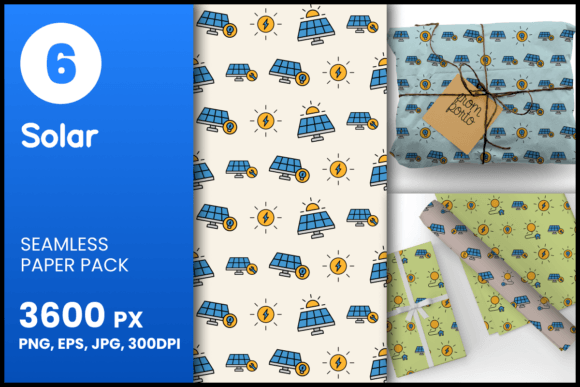 Solar Seamless Patterns
