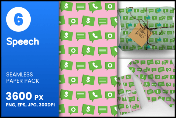 Speech Seamless Patterns: Creative and Practical Uses for Designers and Creators