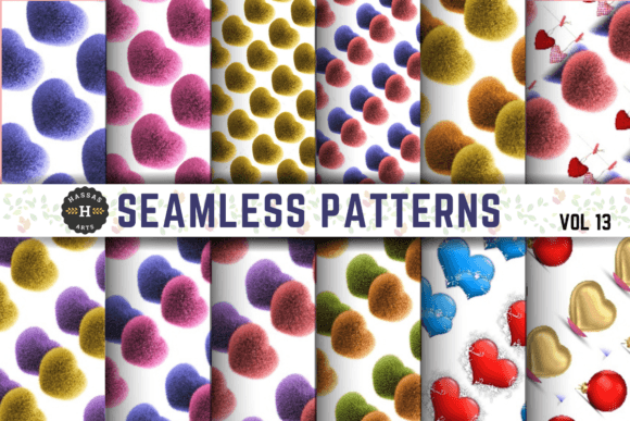 Valentine Patterns for Digital Print: A Versatile Design Asset for Creators