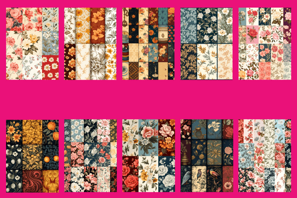 Vintage Charm Patterns: A Timeless Design Resource for Creative Projects