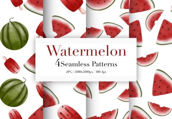 Watermelon Seamless Patterns: A Creative Resource for Every Project